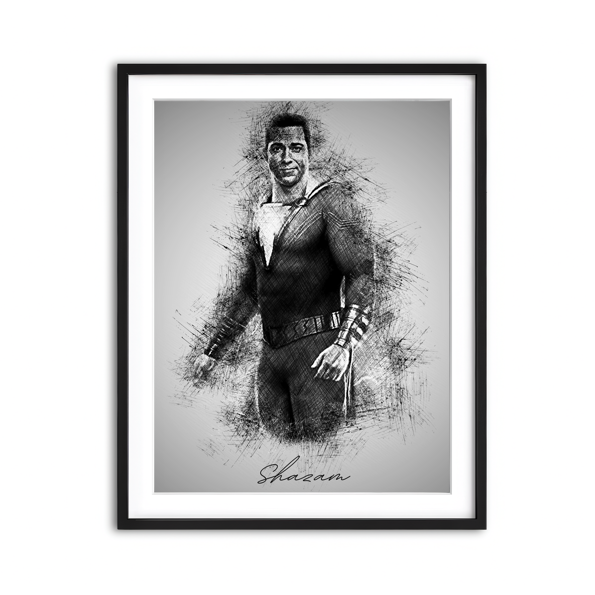 Framed Print 3x4 Black