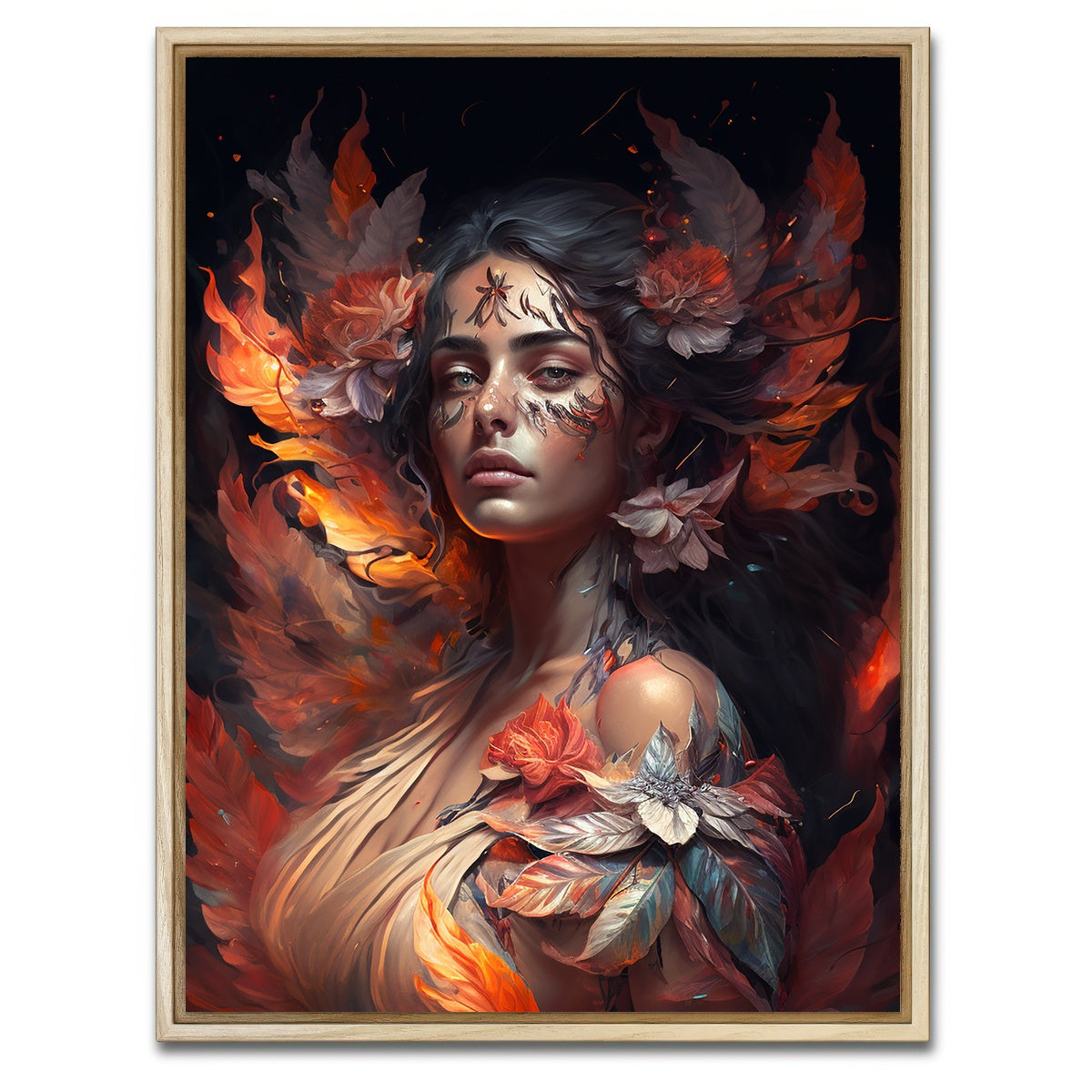 AUTO-MOCKUP WHITE | She Creates Sparks | 1 Piece | Natural Framed Canvas | group=3x4