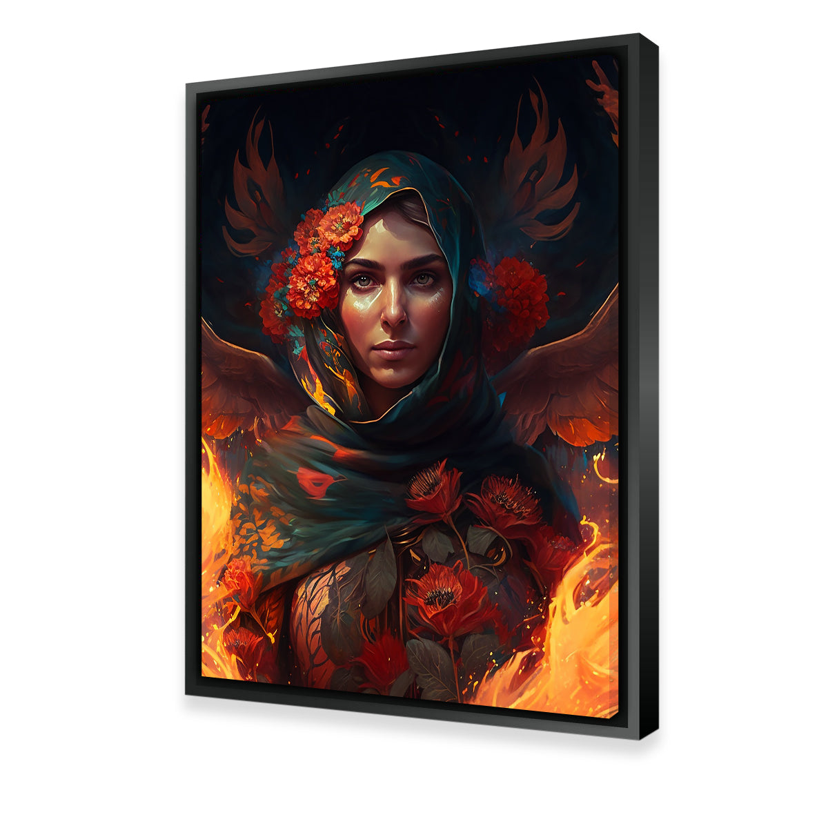 Fire in Her Heart Wall Art