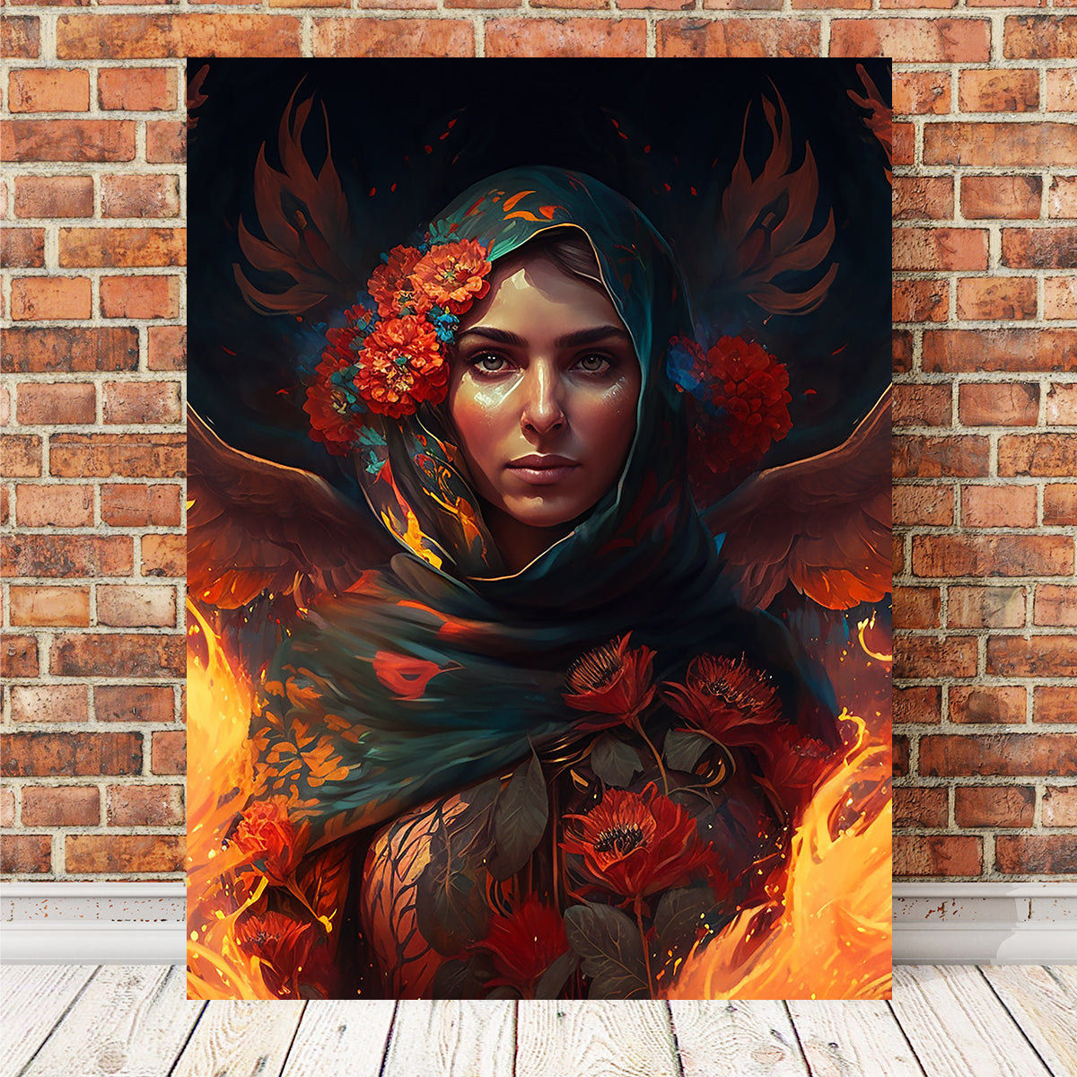 Fire in Her Heart Wall Art