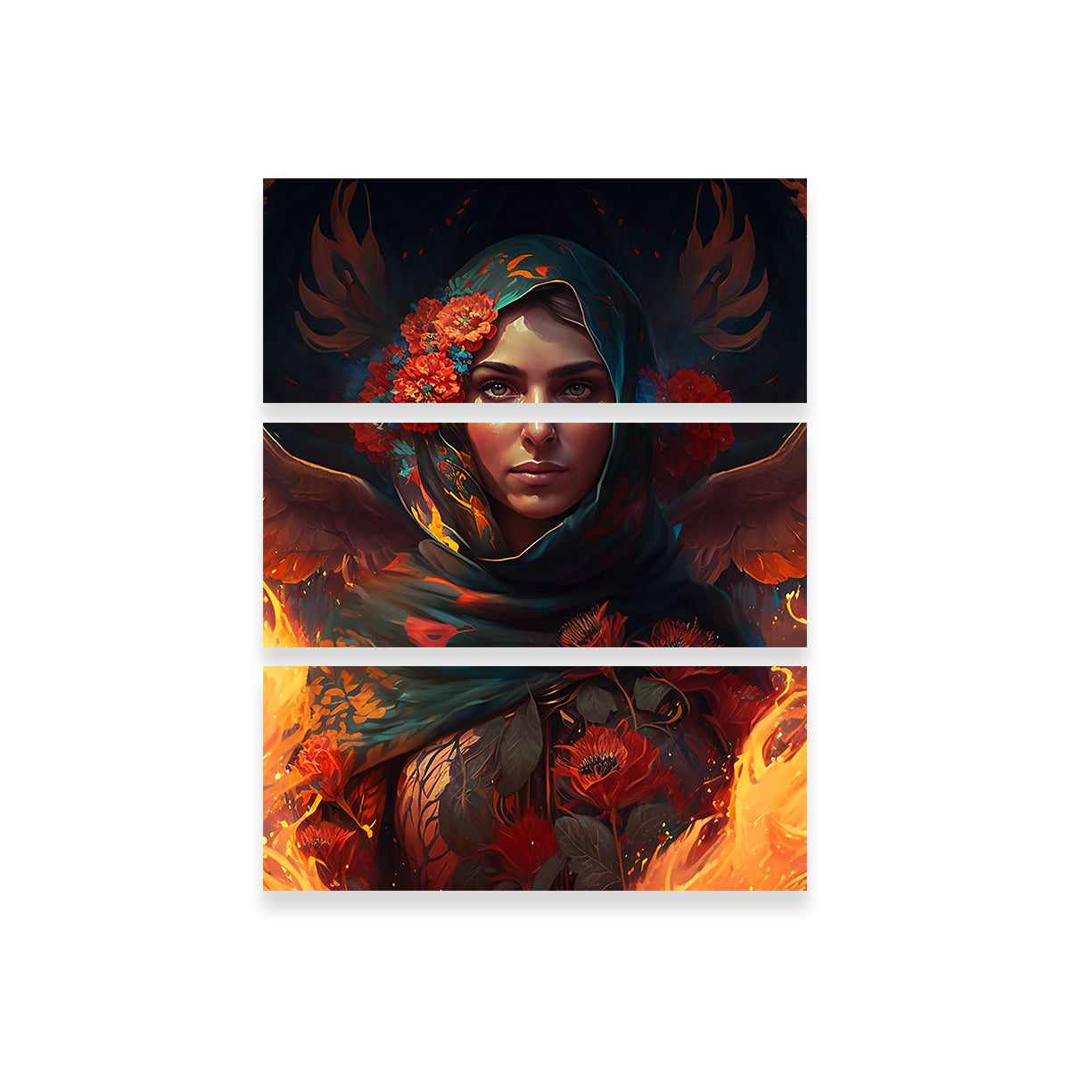 Fire in Her Heart Wall Art