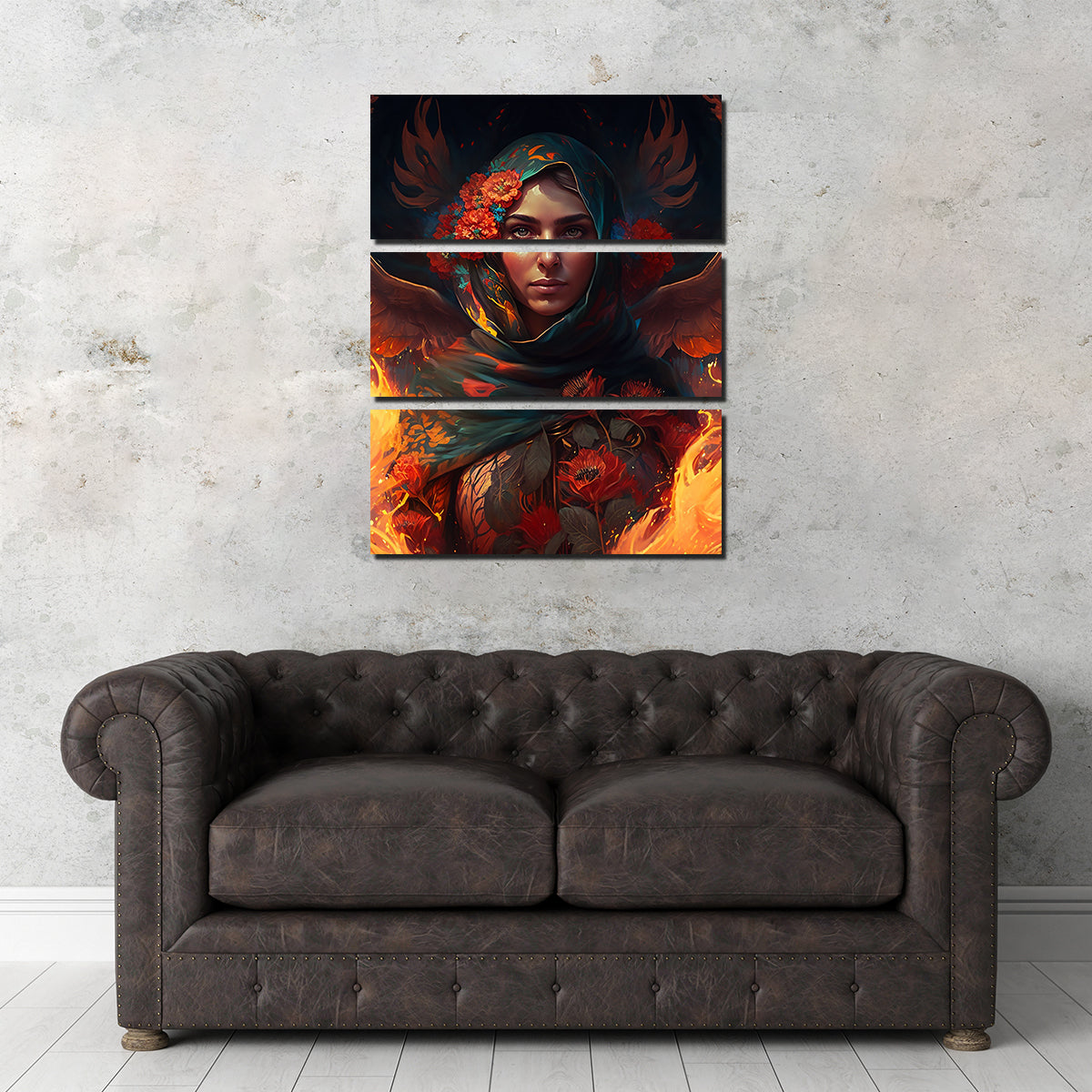 Fire in Her Heart Wall Art