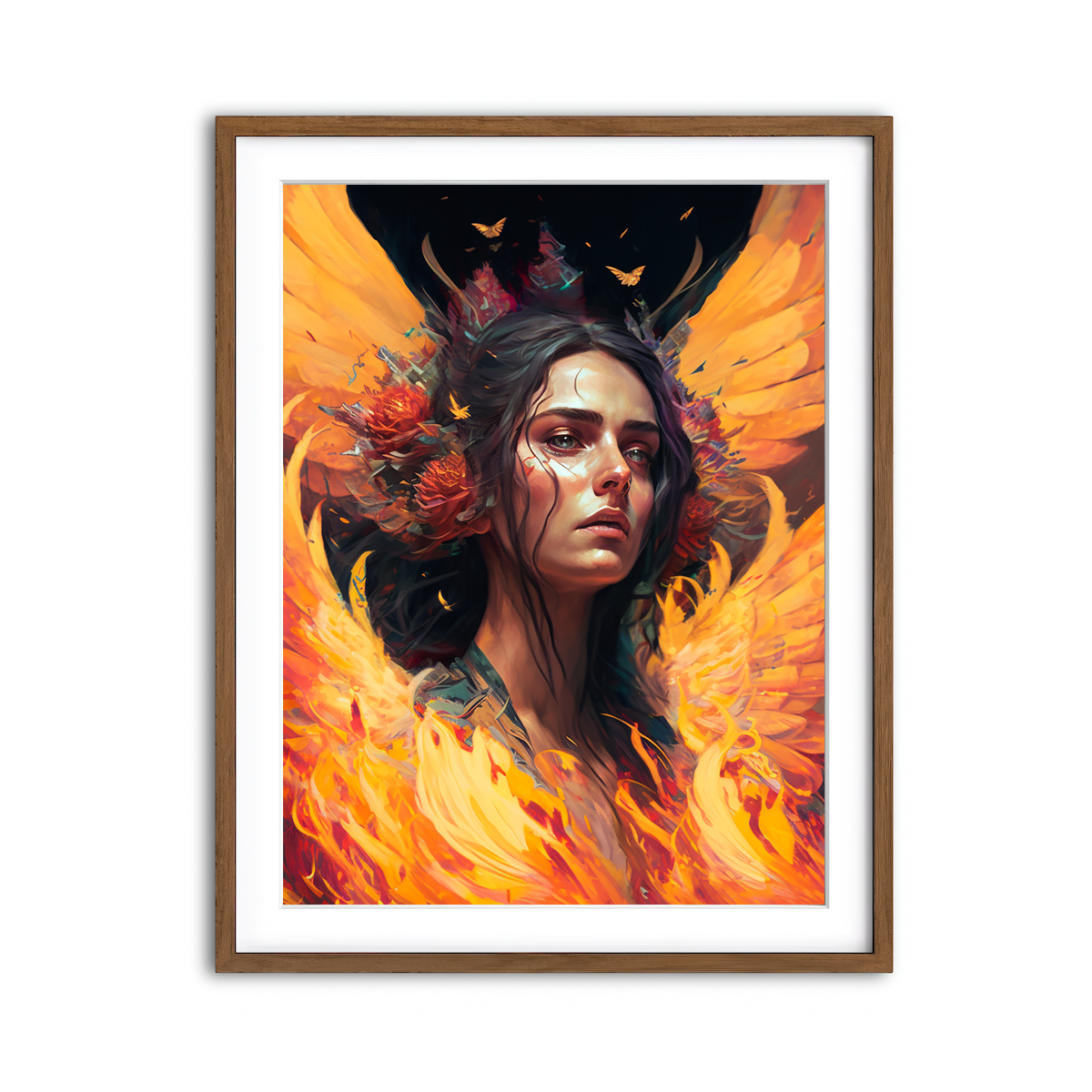 Framed Print 3x4 Walnut