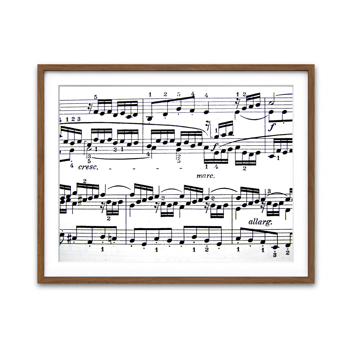 Framed Print 4x3 Walnut
