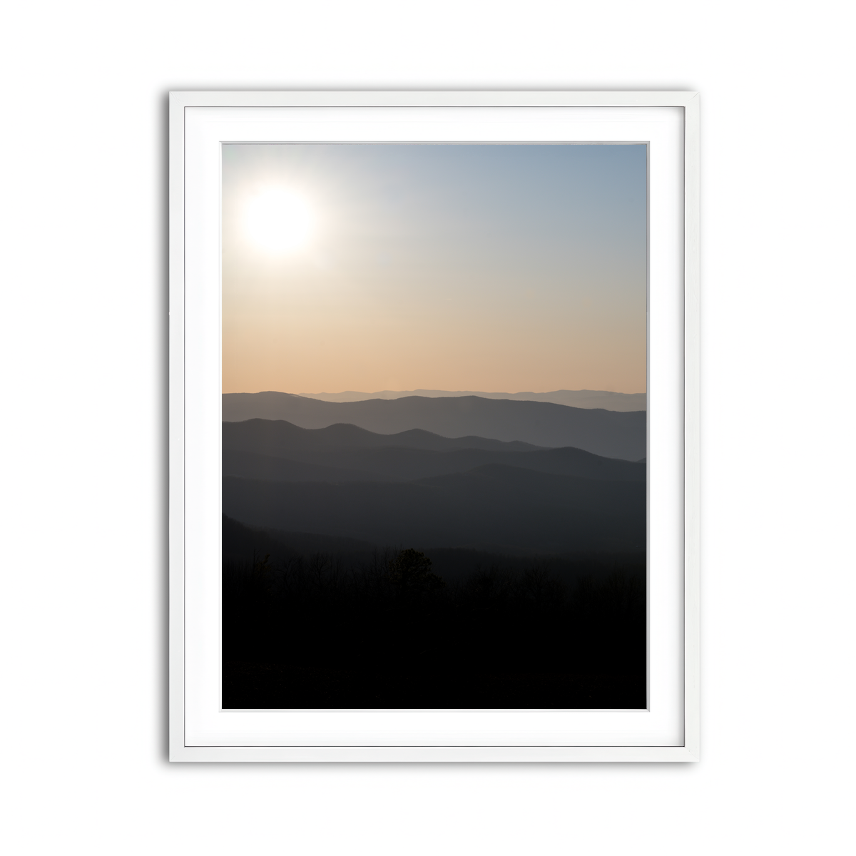 Framed Print 3x4 White