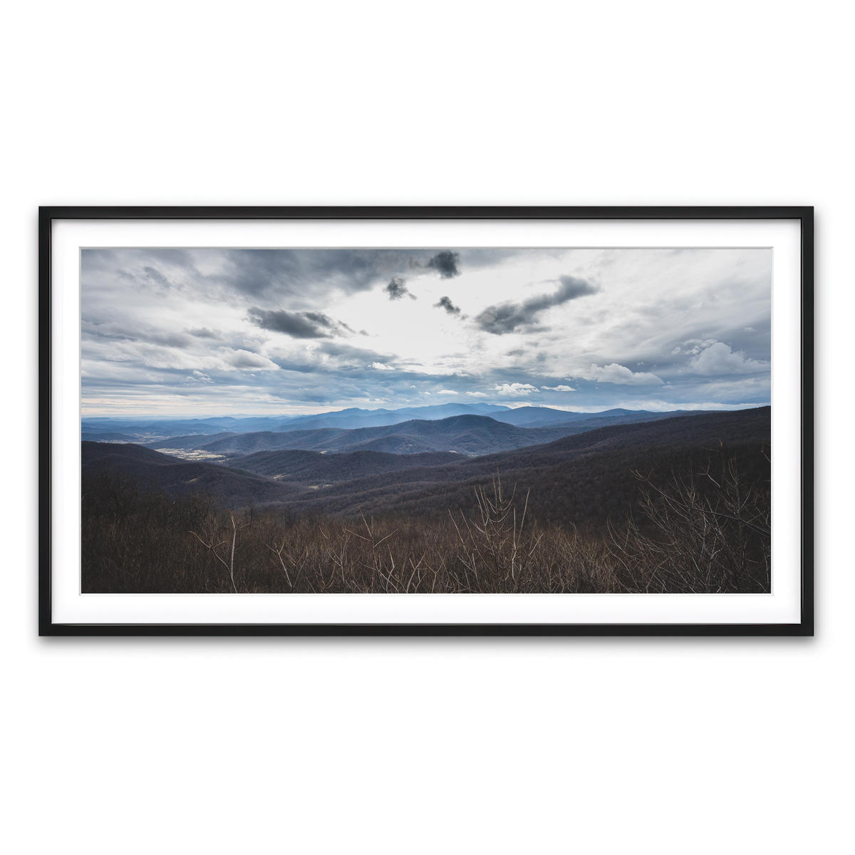 Framed Print 2x1 Black