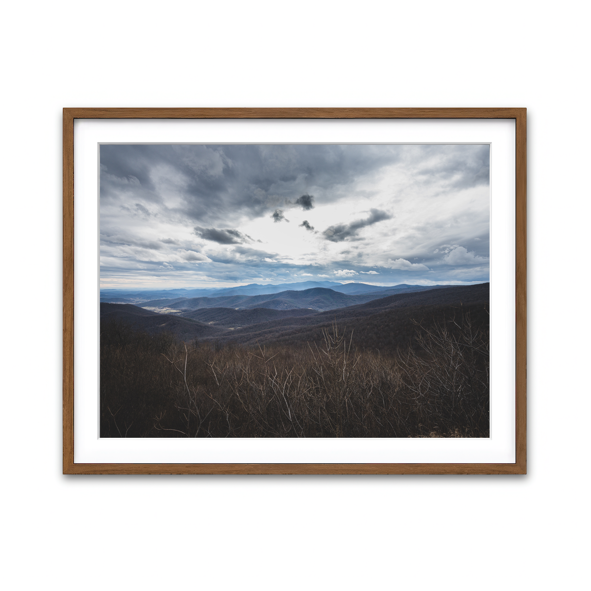 Framed Print 4x3 Walnut
