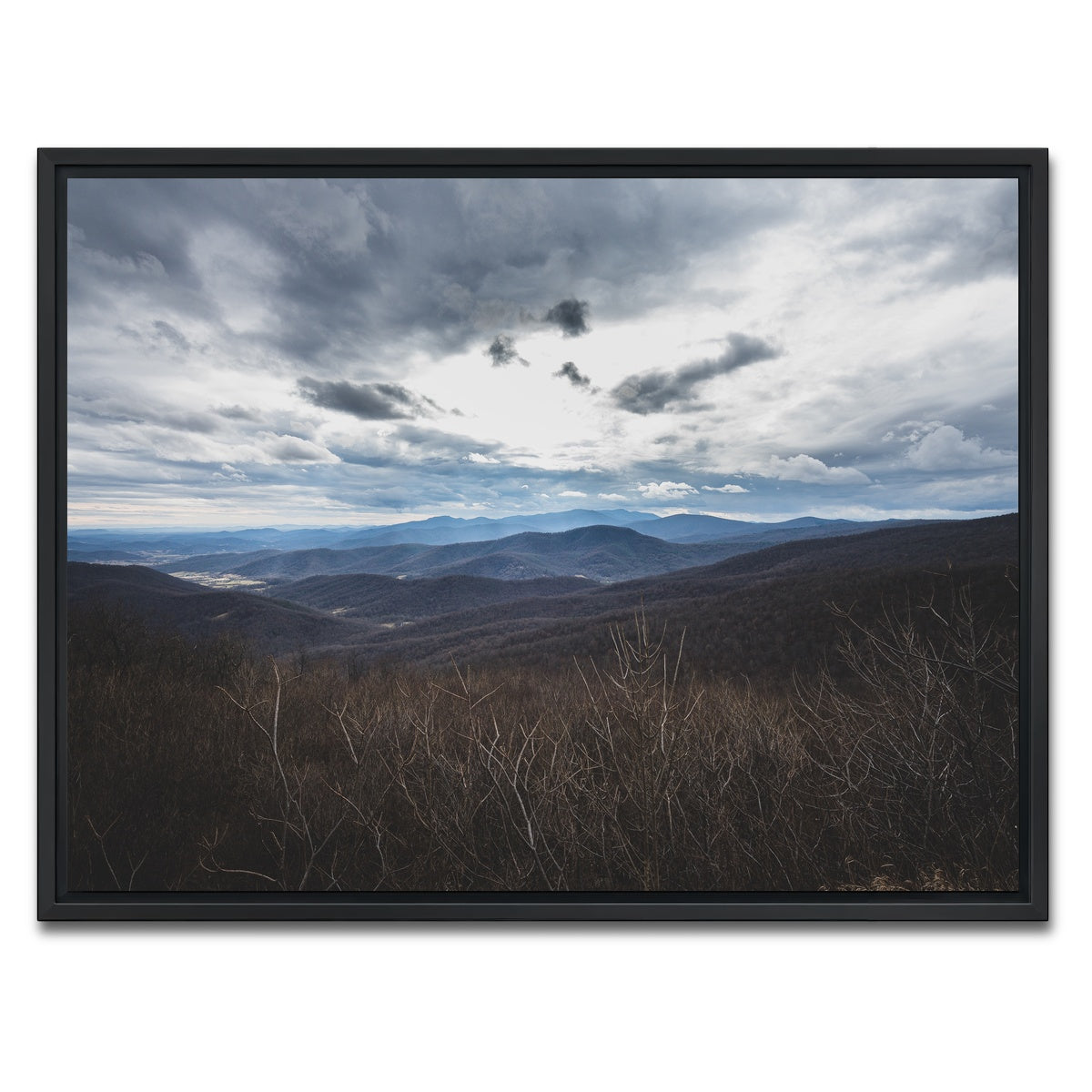 AUTO-MOCKUP WHITE | Shenandoah Valley | 1 Piece | Black Framed Canvas | group=4x3