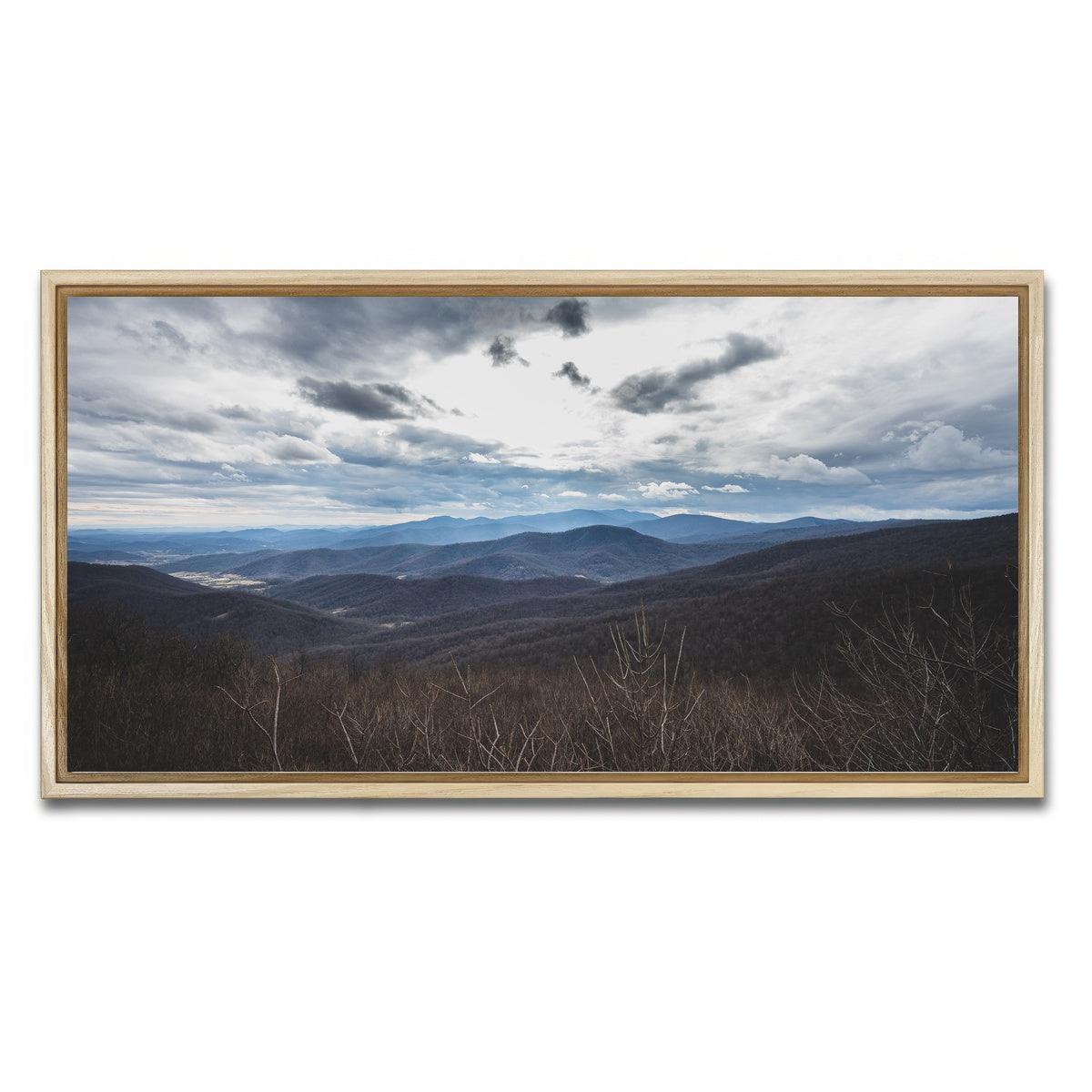 AUTO-MOCKUP WHITE | Shenandoah Valley | 1 Piece | Natural Framed Canvas | group=2x1