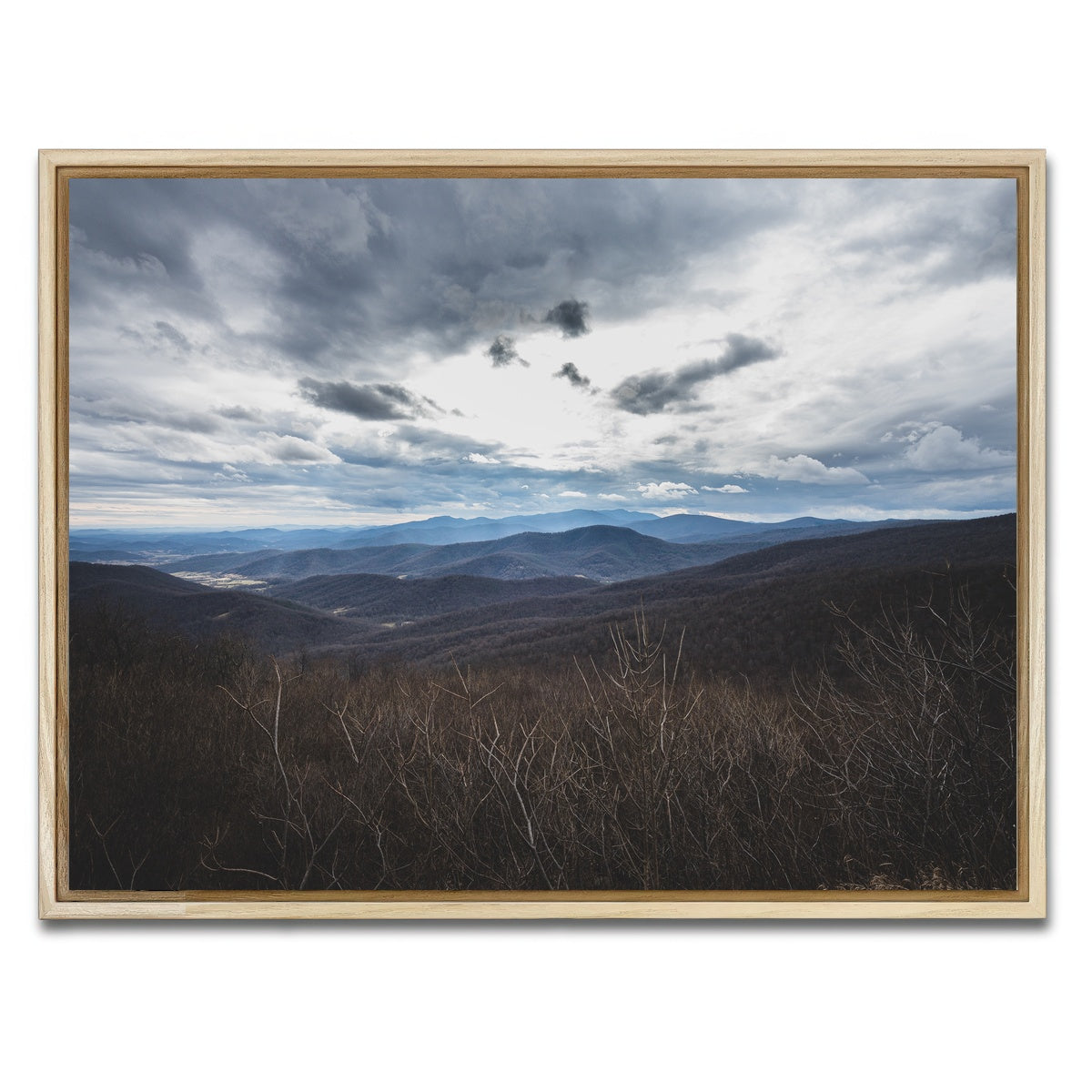 AUTO-MOCKUP WHITE | Shenandoah Valley | 1 Piece | Natural Framed Canvas | group=4x3