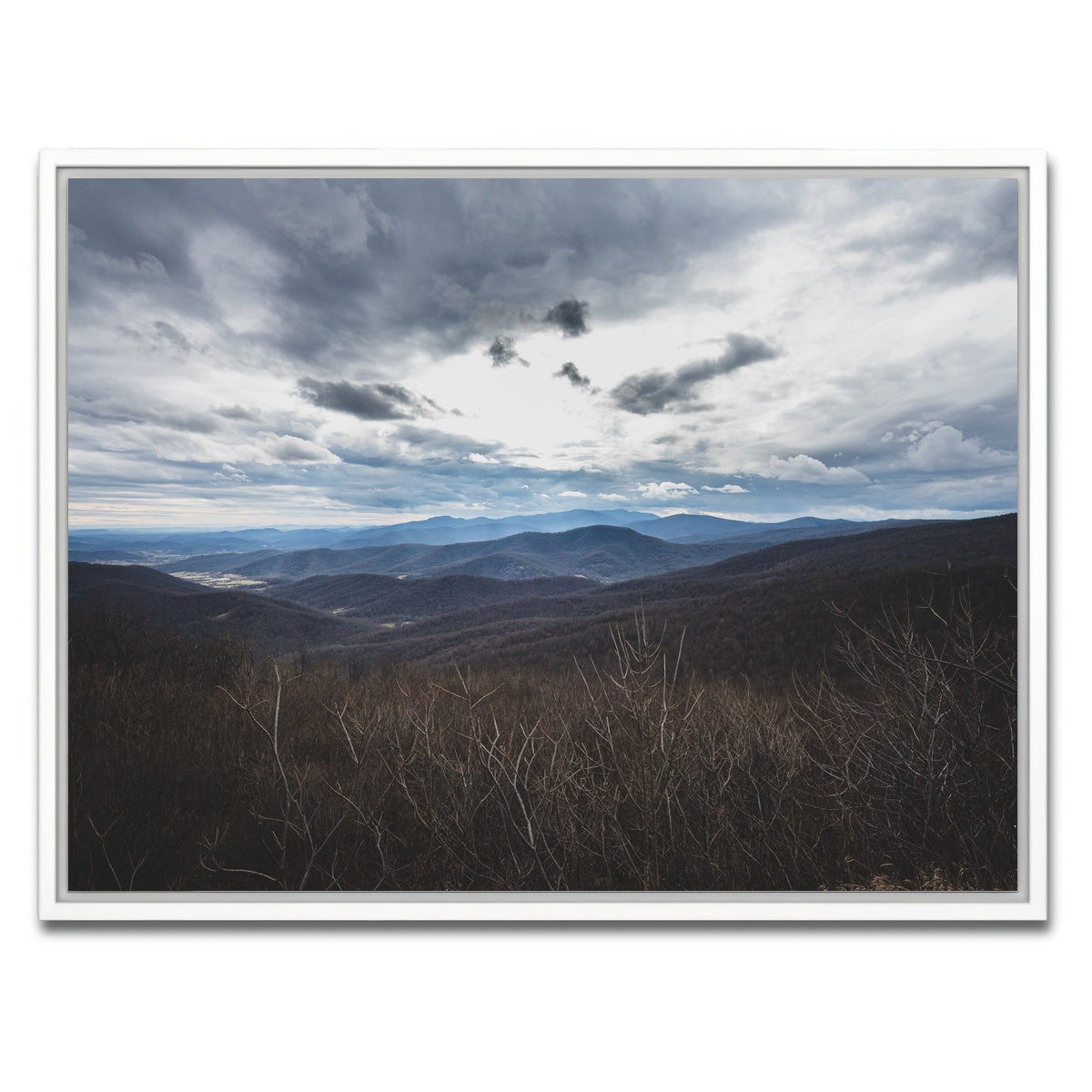 AUTO-MOCKUP WHITE | Shenandoah Valley | 1 Piece | White Framed Canvas | group=4x3