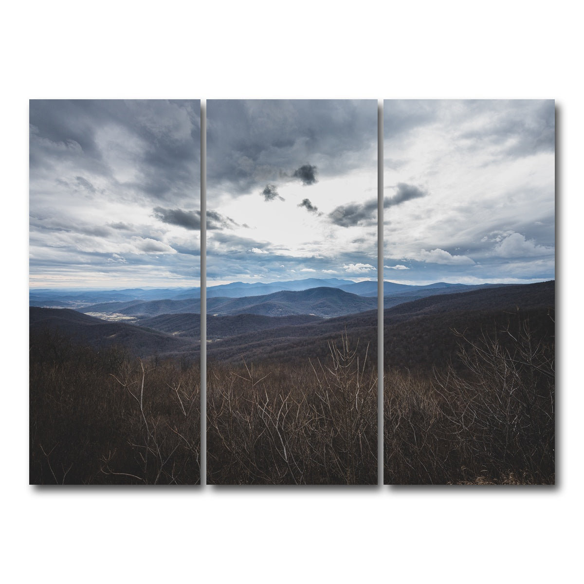 AUTO-MOCKUP WHITE | Shenandoah Valley | 3 Piece | Gallery Wrap Canvas | group=8x18