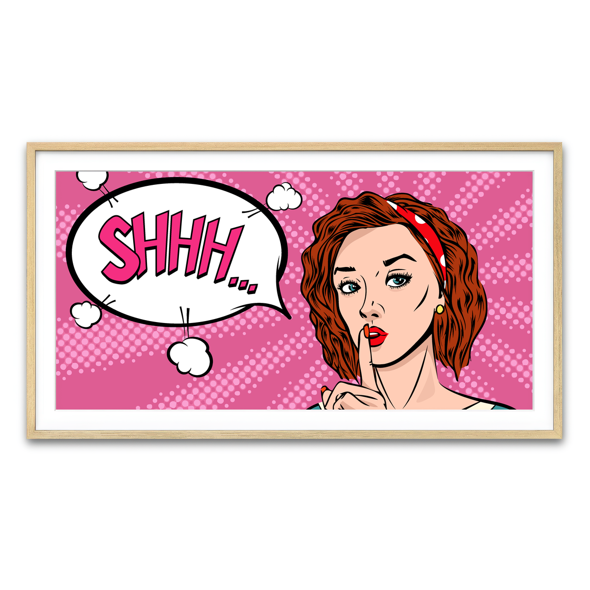 Framed Print 2x1 Natural