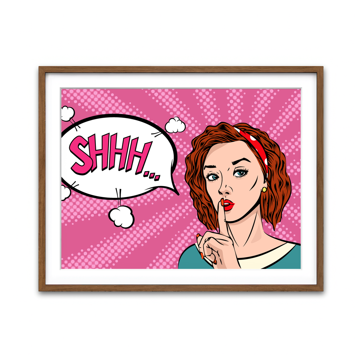 Framed Print 4x3 Walnut