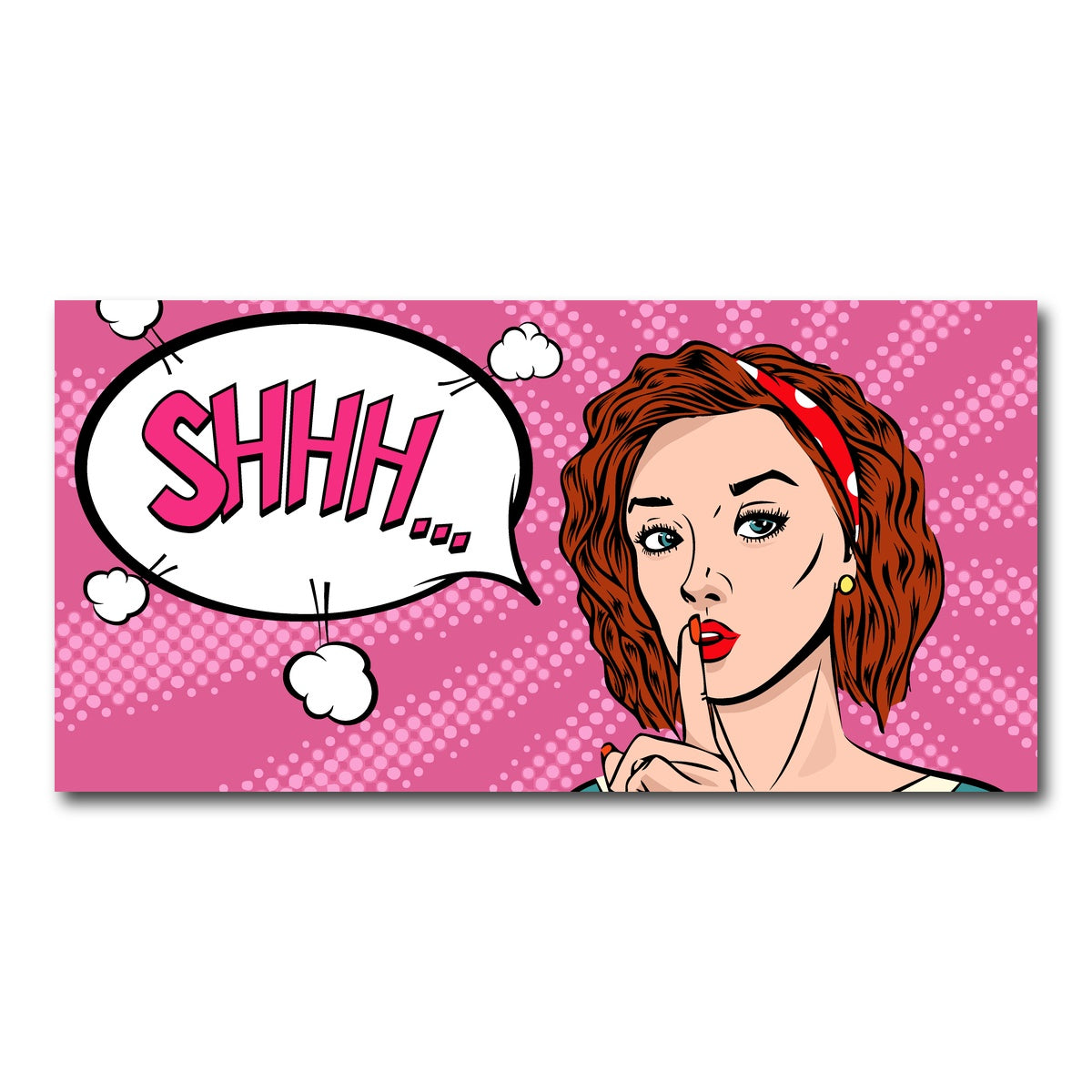 AUTO-MOCKUP WHITE | Shhh | 1 Piece | Gallery Wrap Canvas | group=2x1