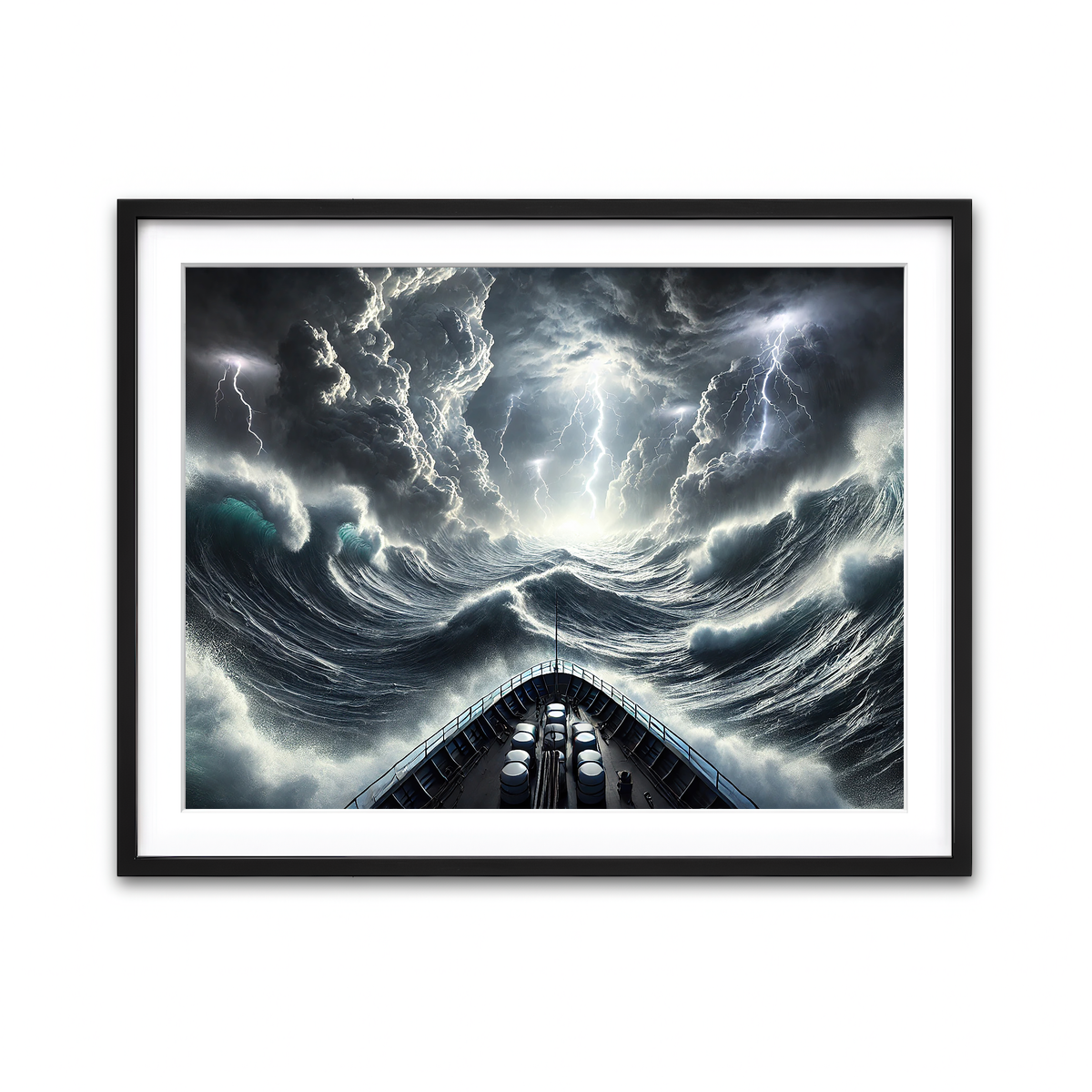 Framed Print 4x3 Black