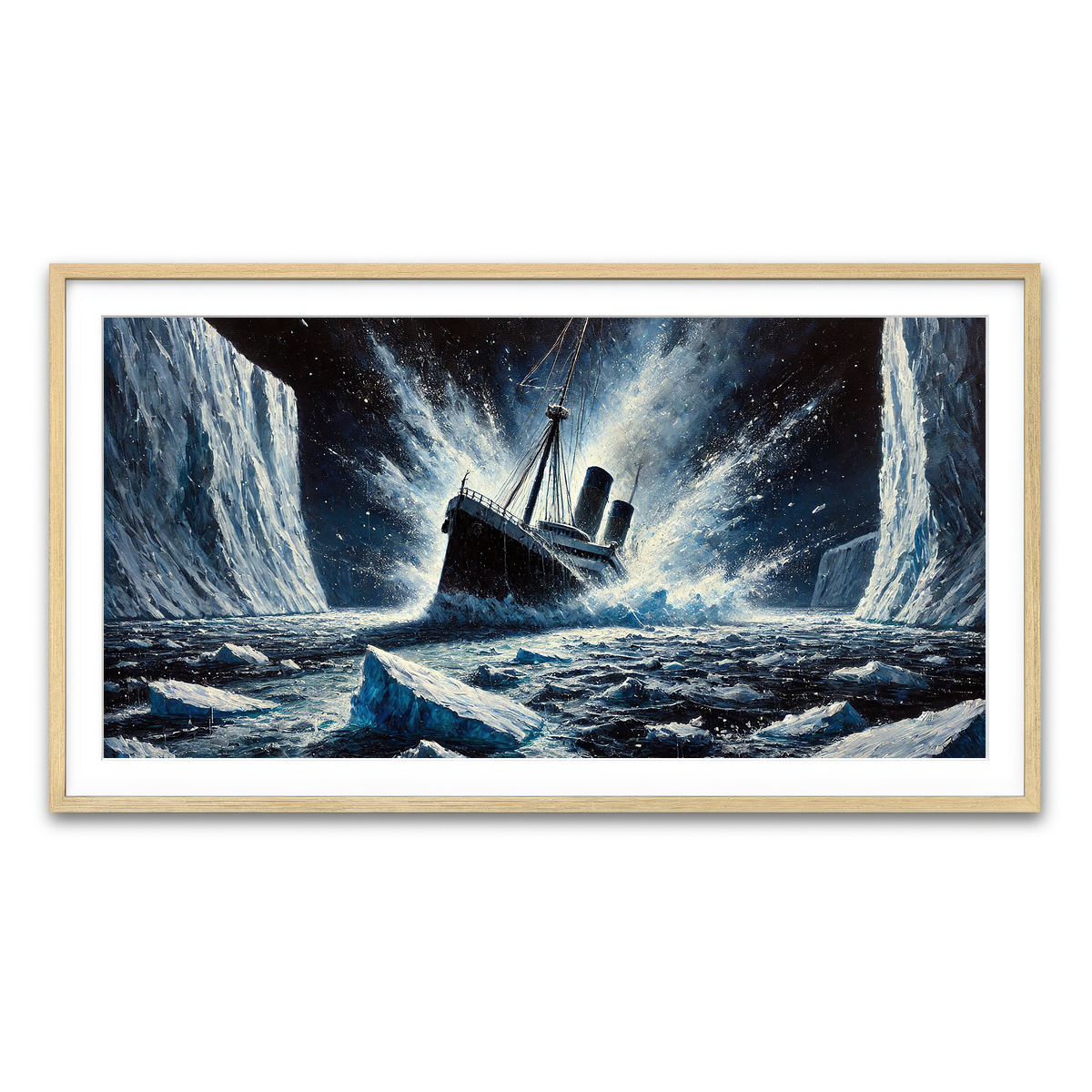 Framed Print 2x1 Natural