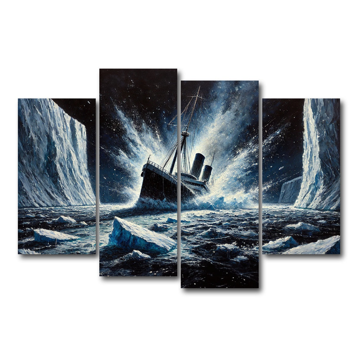 AUTO-MOCKUP WHITE | Ship Iceberg | 4 Piece | Gallery Wrap Canvas | group=4_short
