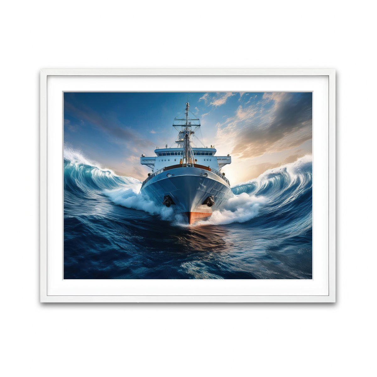 Framed Print 4x3 White