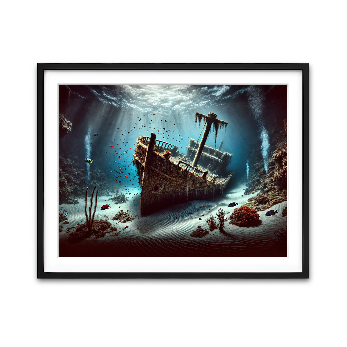 Framed Print 4x3 Black
