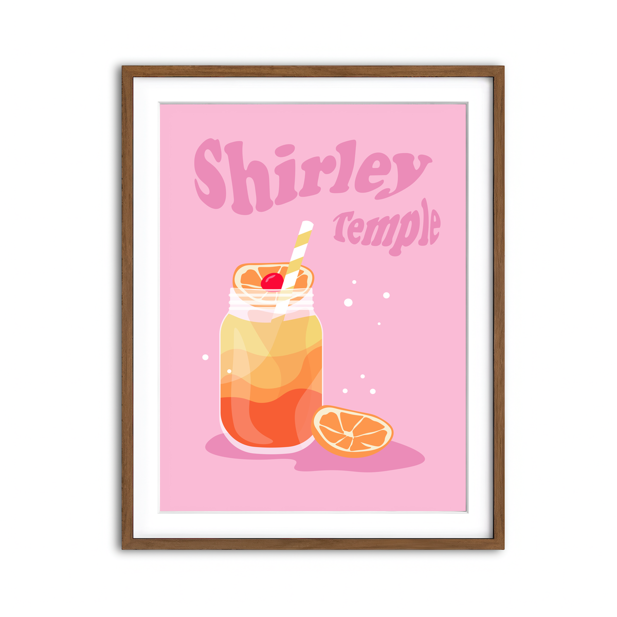 Framed Print 3x4 Walnut