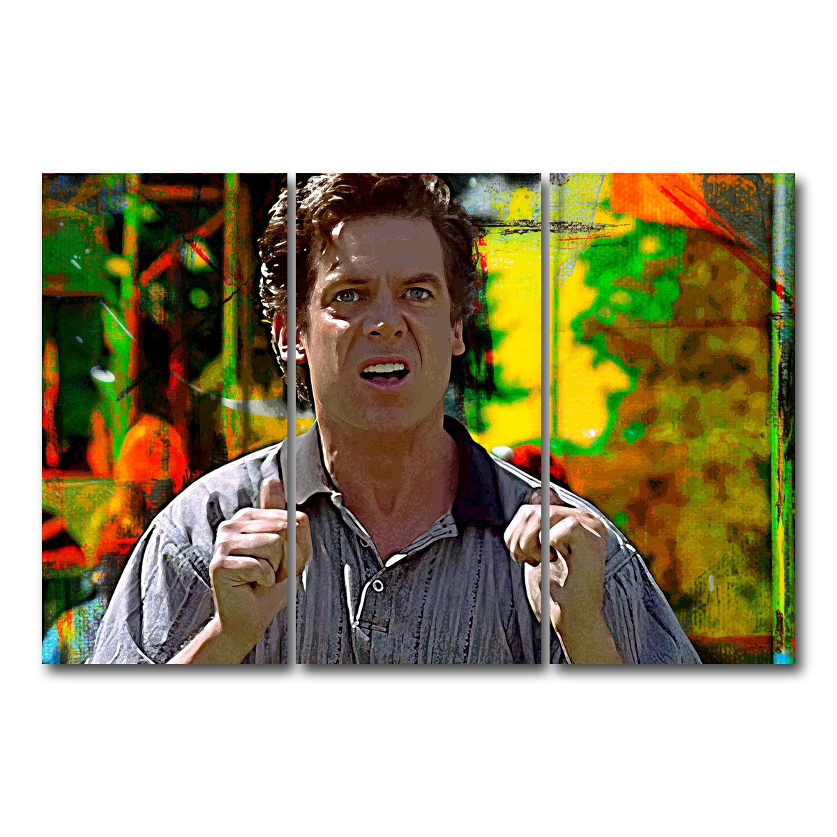 AUTO-MOCKUP WHITE | Shooter McGavin | 3 Piece | Gallery Wrap Canvas | group=12x24