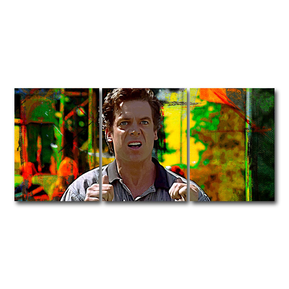 AUTO-MOCKUP WHITE | Shooter McGavin | 3 Piece | Gallery Wrap Canvas | group=18x24