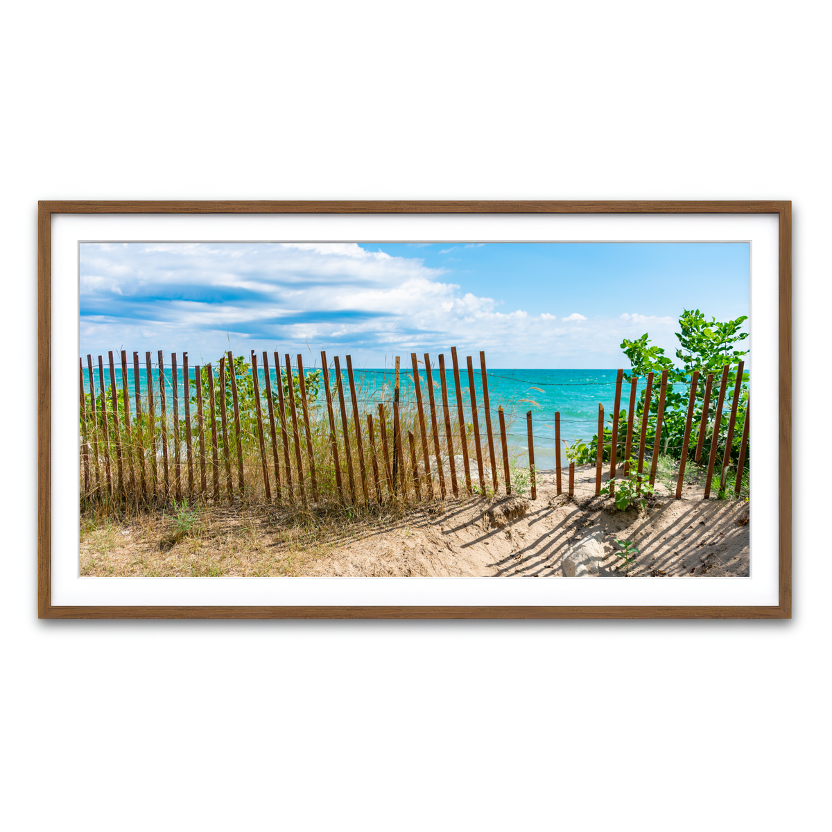 Framed Print 2x1 Walnut