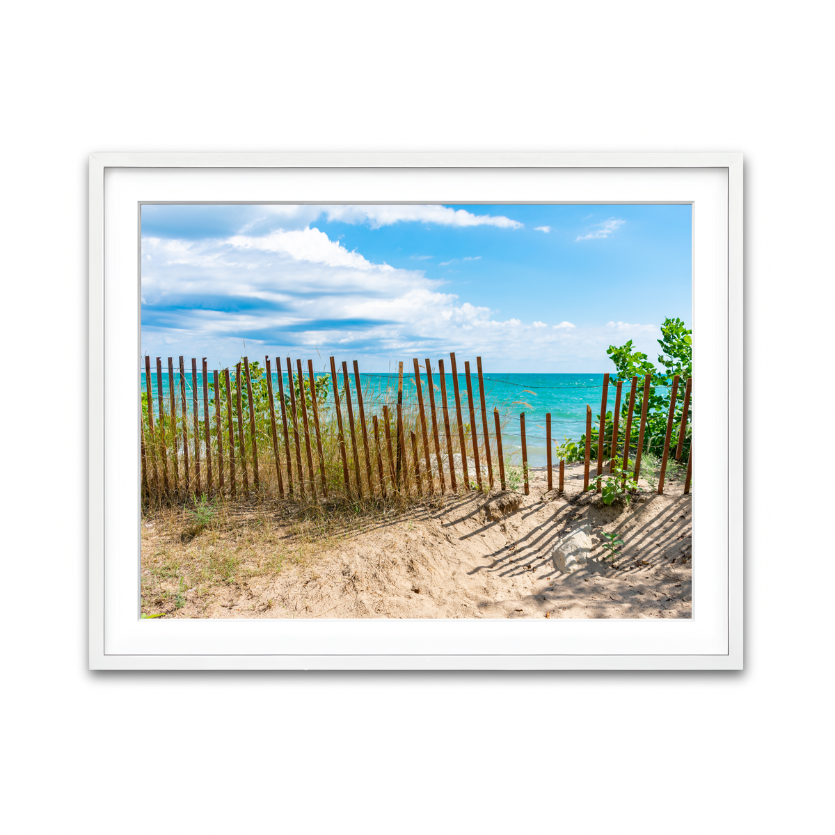 Framed Print 4x3 White