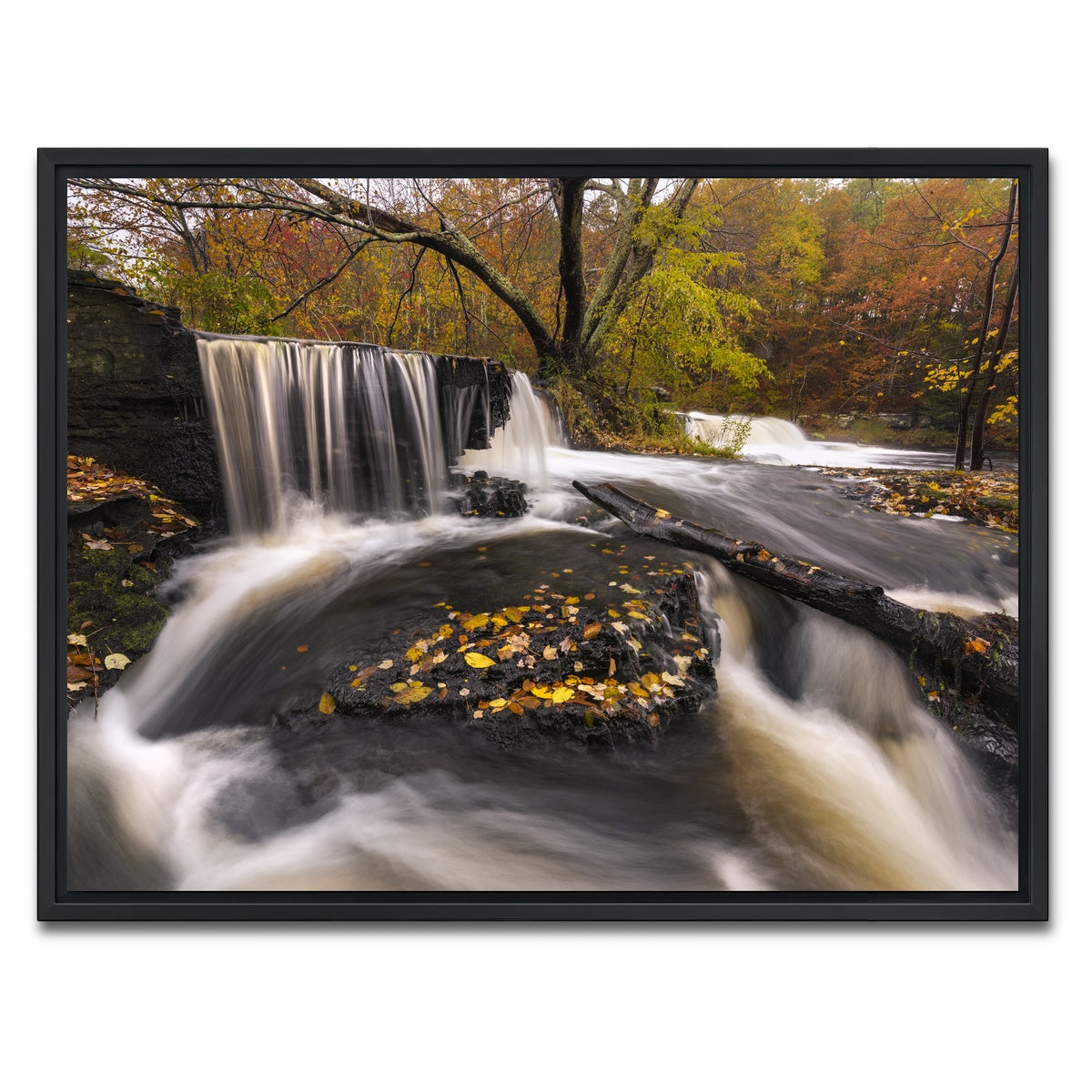 AUTO-MOCKUP WHITE | Side Stepping | 1 Piece | Black Framed Canvas | group=4x3