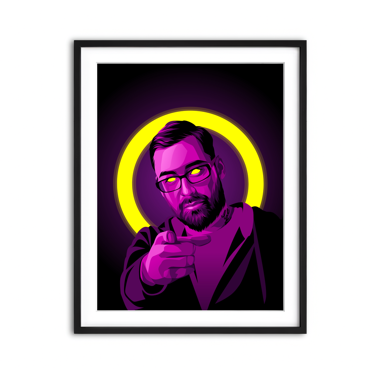 Framed Print 3x4 Black