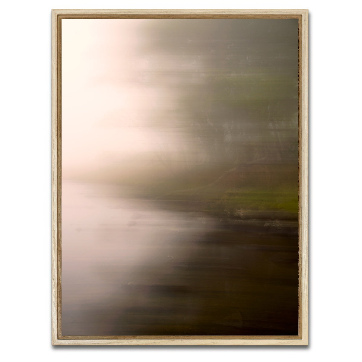 AUTO-MOCKUP WHITE | Silhouette in the Fog | 1 Piece | Natural Framed Canvas | group=3x4