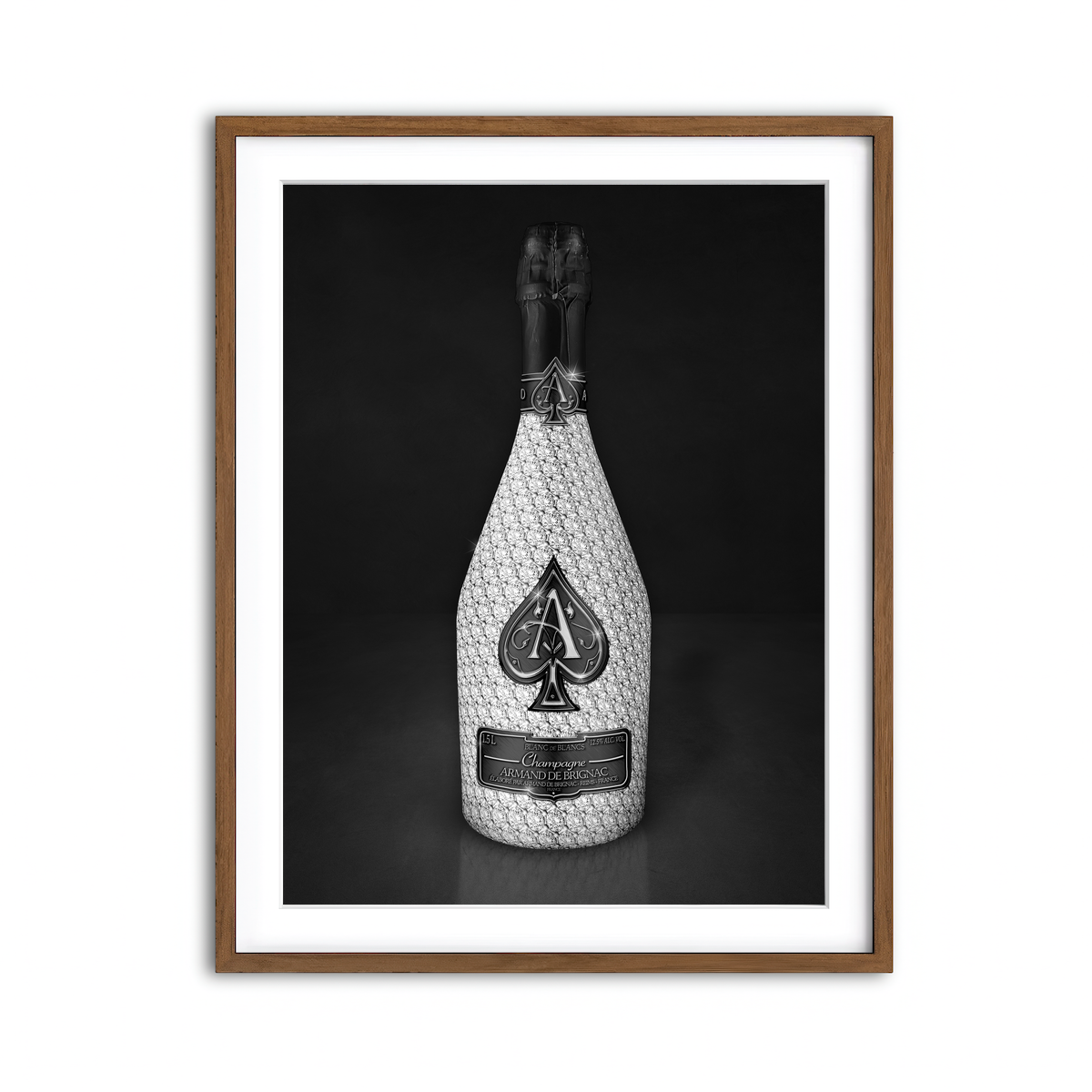 Framed Print 3x4 Walnut