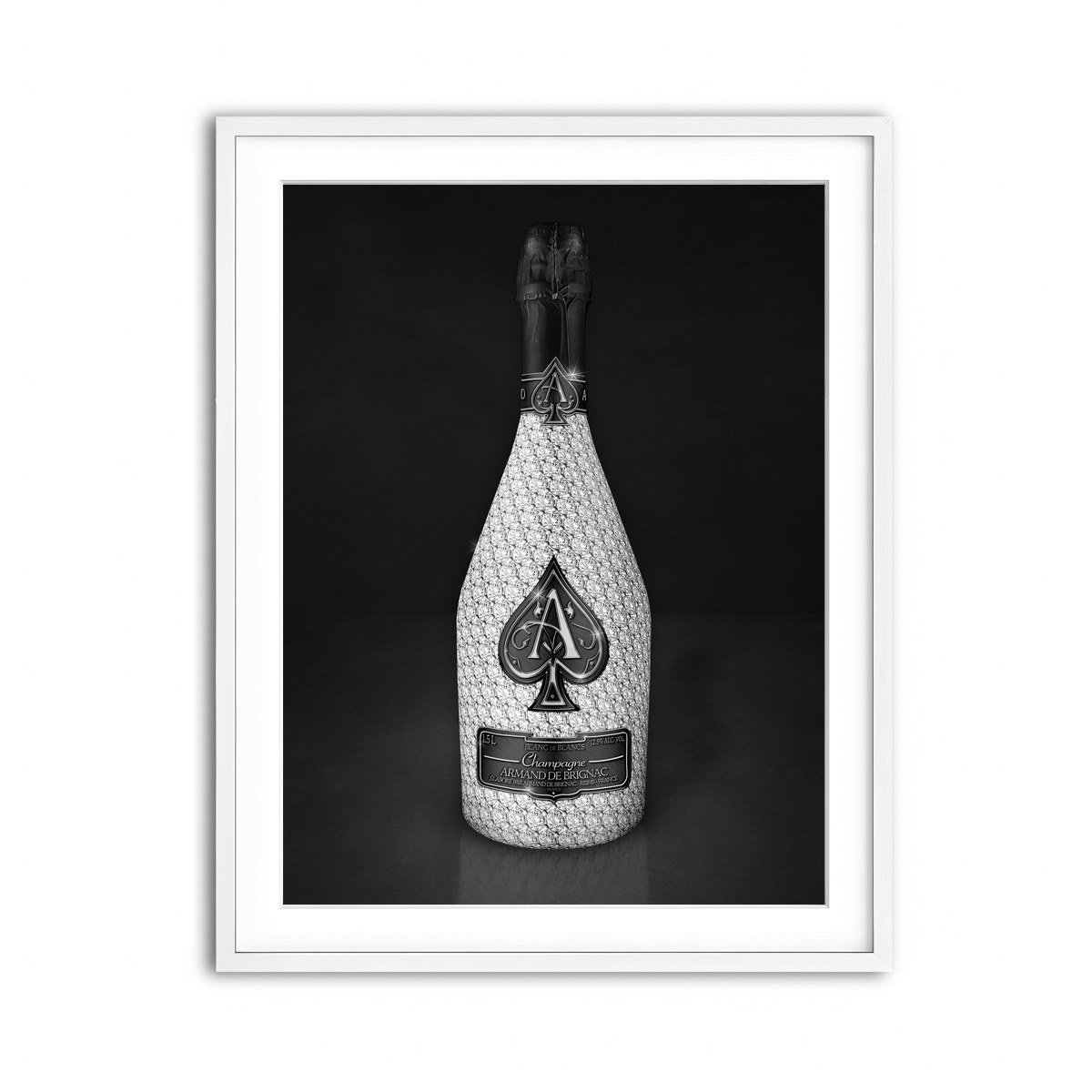 Framed Print 3x4 White