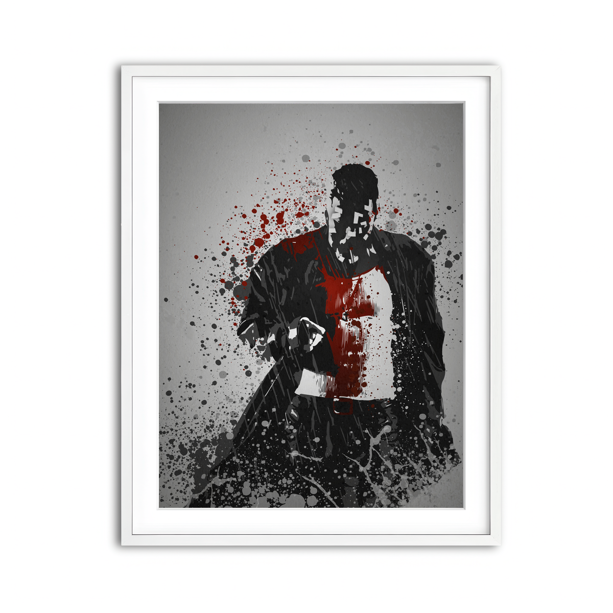 Framed Print 3x4 White