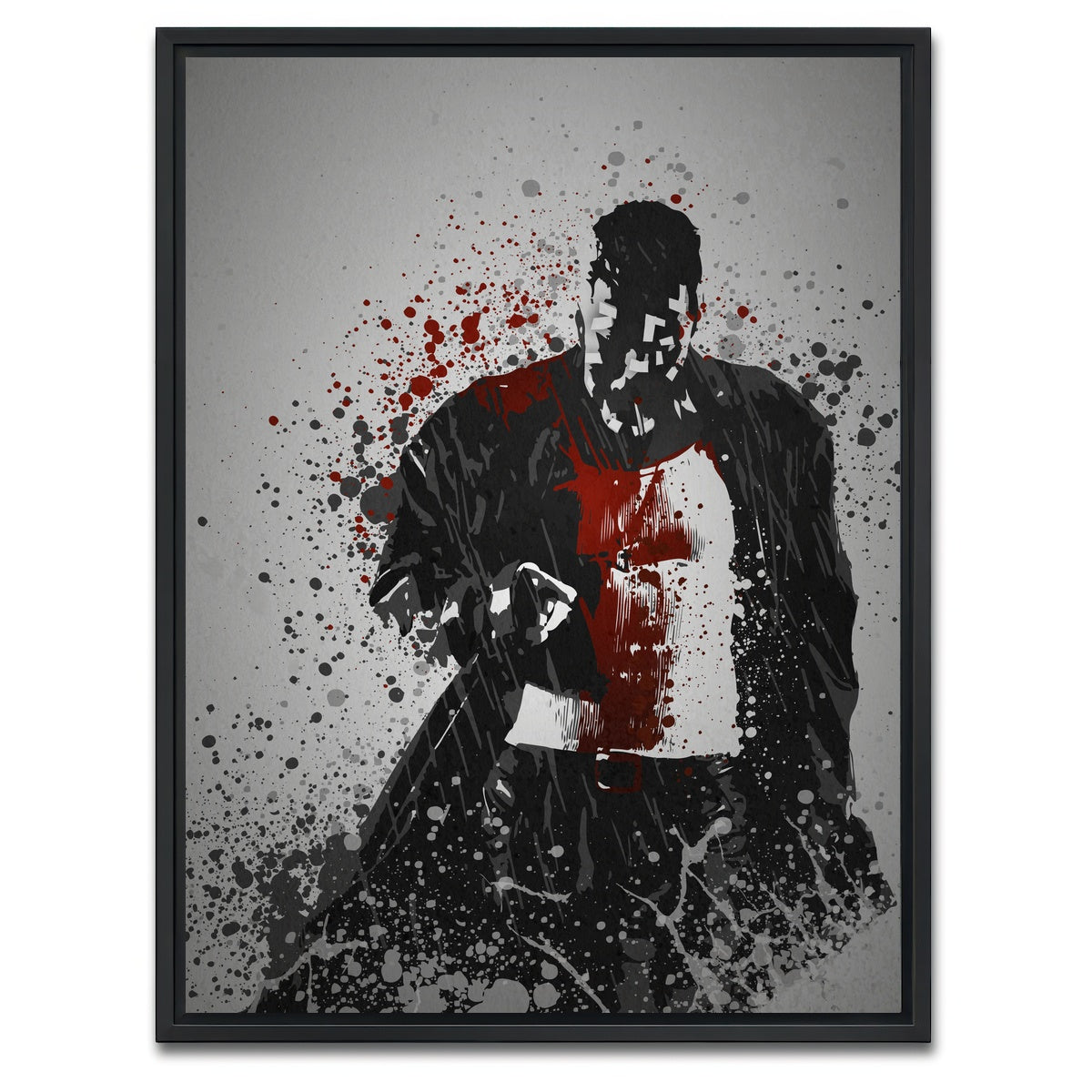 AUTO-MOCKUP WHITE | Sin | 1 Piece | Black Framed Canvas | group=3x4