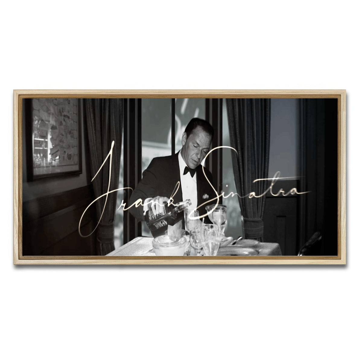 AUTO-MOCKUP WHITE | Sinatra | 1 Piece | Natural Framed Canvas | group=2x1