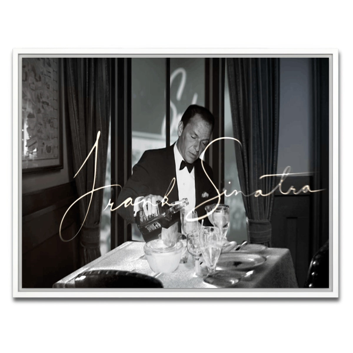 AUTO-MOCKUP WHITE | Sinatra | 1 Piece | White Framed Canvas | group=4x3