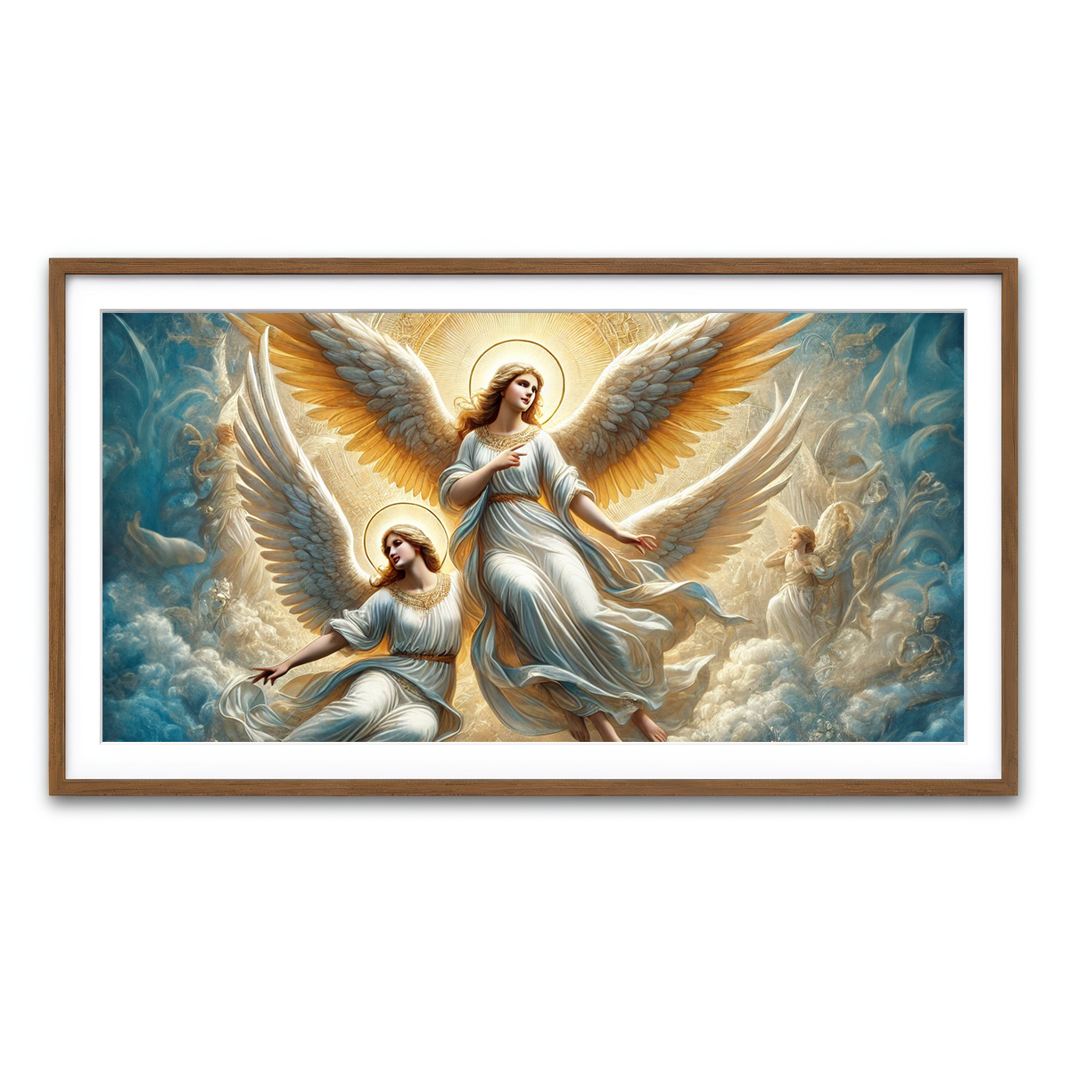 Framed Print 2x1 Walnut