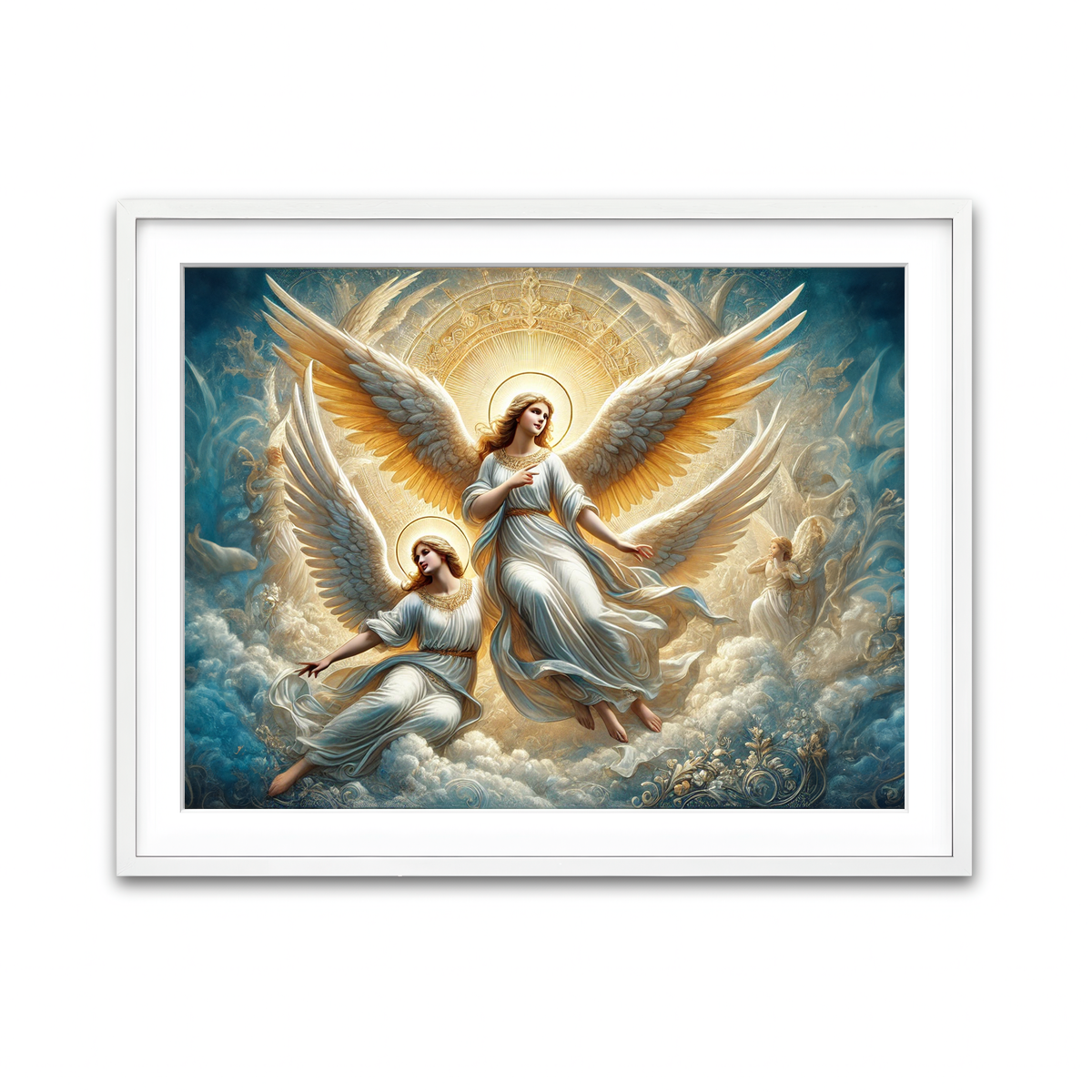 Framed Print 4x3 White