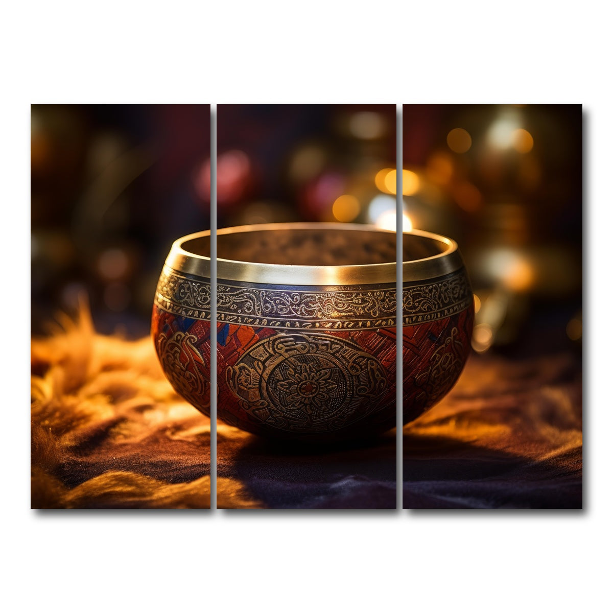 AUTO-MOCKUP WHITE | Singing bowl | 3 Piece | Gallery Wrap Canvas | group=8x18