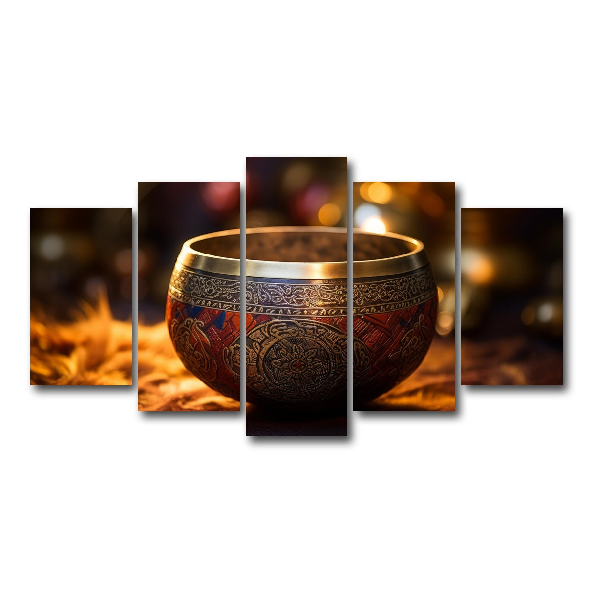 AUTO-MOCKUP WHITE | Singing bowl | 5 Piece | Gallery Wrap Canvas | group=5_normal