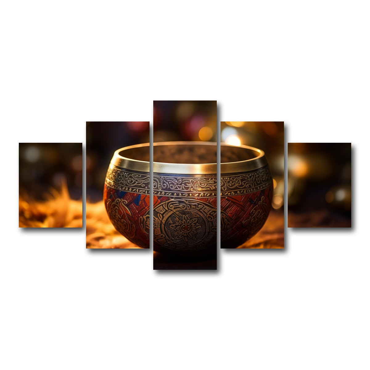 AUTO-MOCKUP WHITE | Singing bowl | 5 Piece | Gallery Wrap Canvas | group=5_short