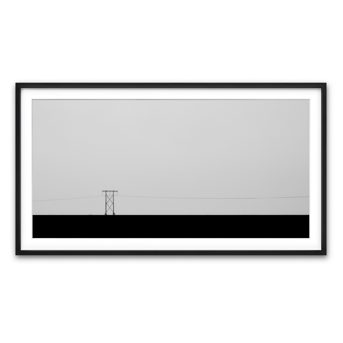 Framed Print 2x1 Black