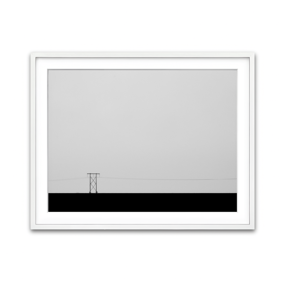 Framed Print 4x3 White