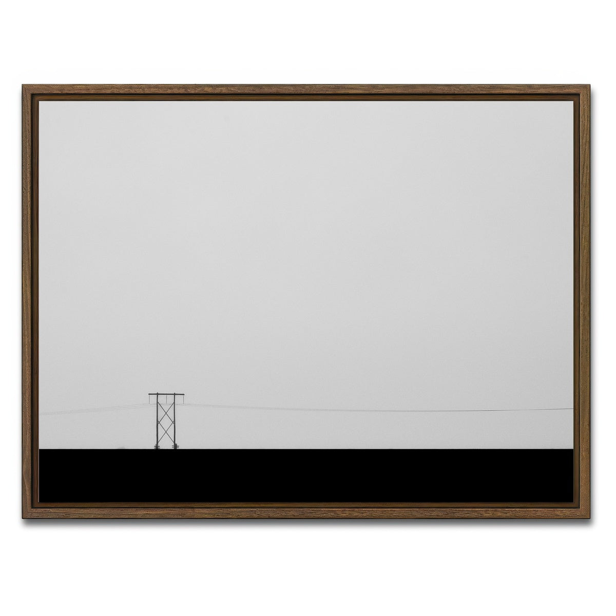 AUTO-MOCKUP WHITE | Single Source | 1 Piece | Walnut Framed Canvas | group=4x3