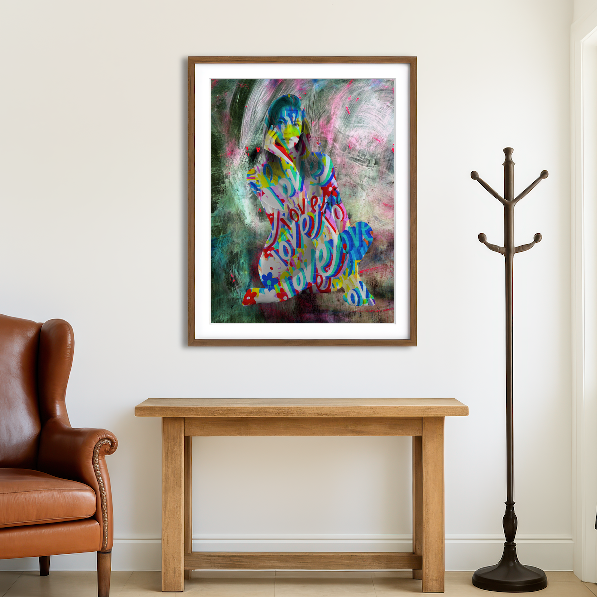 AUTO-MOCKUP ROOM | Sitting Venus Wall Art