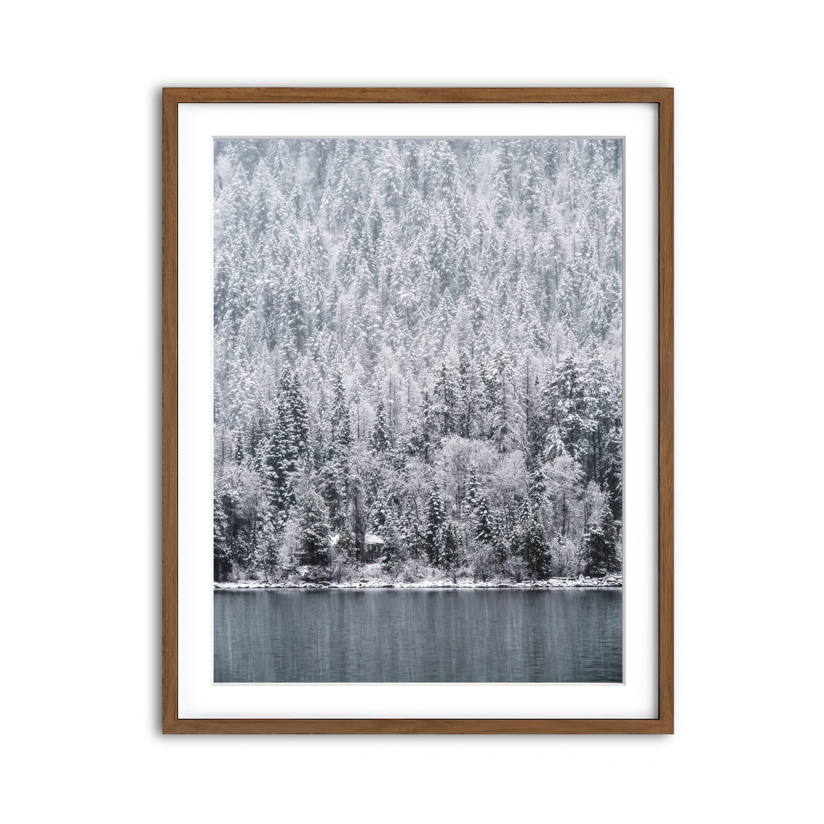 Framed Print 3x4 Walnut