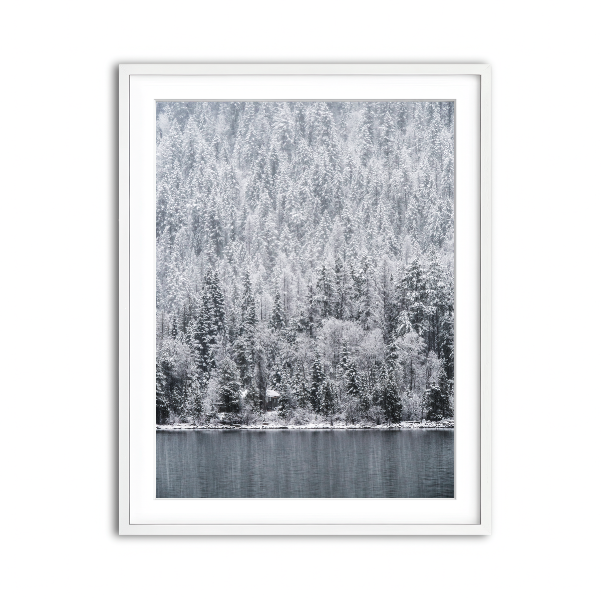 Framed Print 3x4 White