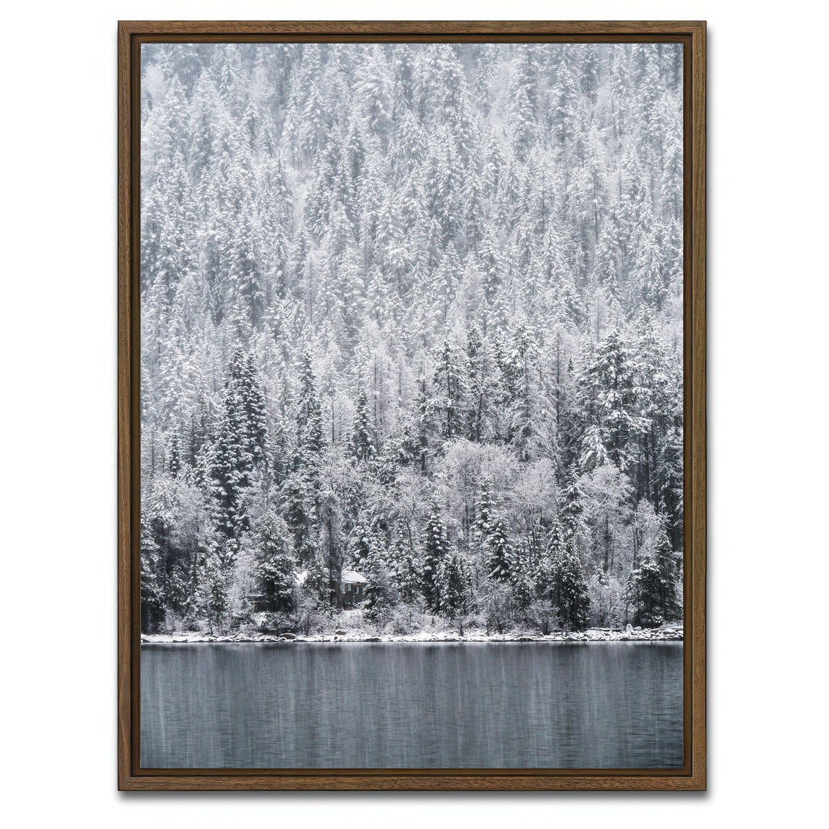 AUTO-MOCKUP WHITE | Six Mile Beach | 1 Piece | Walnut Framed Canvas | group=3x4